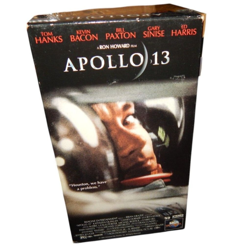 APOLLO 13 vintage VHS in original paper case Tom Hanks Kevin Bacon Gary Sinise